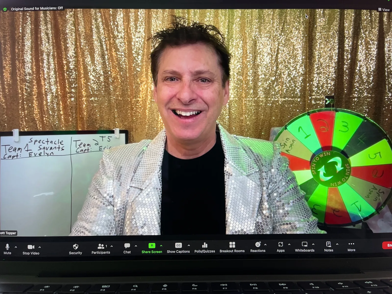 Virtual Team Music & Pop Culture Trivia Game Show. Photo 1